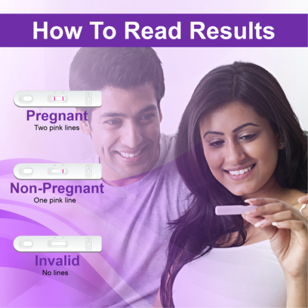 pregnancy test kit Clear response result