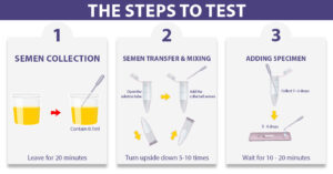male fertility test kit instructions